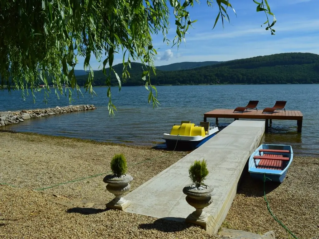 View of the water and surroundings